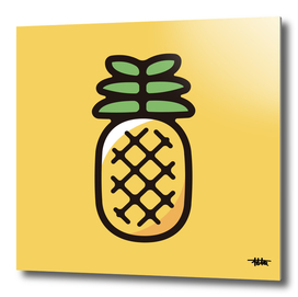 Pineapple : Minimalistic icon series