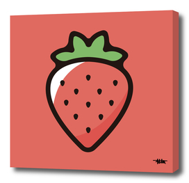 Strawberry : Minimalistic icon series