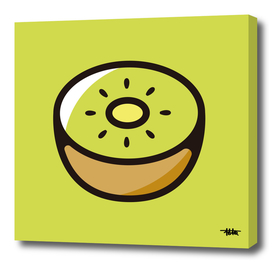 Kiwifruit : Minimalistic icon series