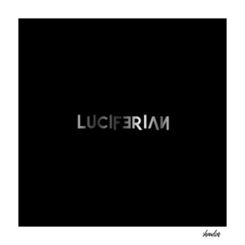 Luciferian- A symbol of satanic god Lucifer in silver