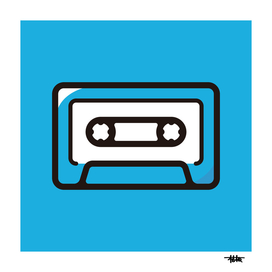 Cassette tape : Minimalistic icon series