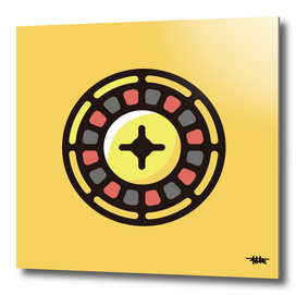 Roulette : Minimalistic icon series