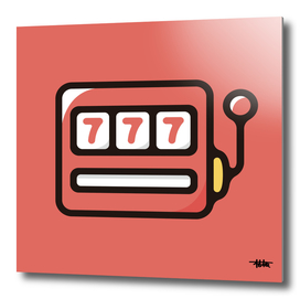 Slot machine : Minimalistic icon series