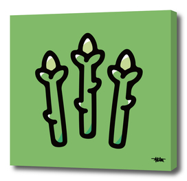 Asparagus : Minimalistic icon series