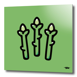 Asparagus : Minimalistic icon series