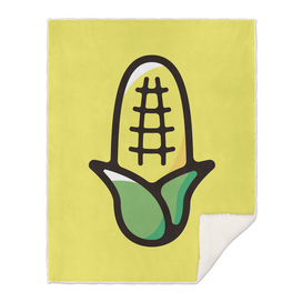 Sweet corn : Minimalistic icon series
