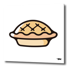 Apple pie : Minimalistic icon series