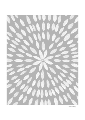 Mandala Flower #8 #gray #drawing #decor #art