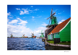 Windmills. (Zaandam).