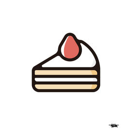 Cake : Minimalistic icon series
