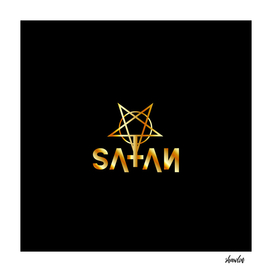 Antichrist quote with pentagram and occult symbol