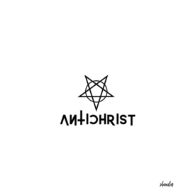 Inverted upside down Pentagram antichrist symbol