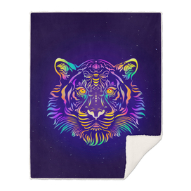 Psychedelic Tiger by #Bizzartino