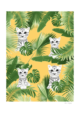 Baby Cat in the Jungle #3 (Kids Collection) #tropical