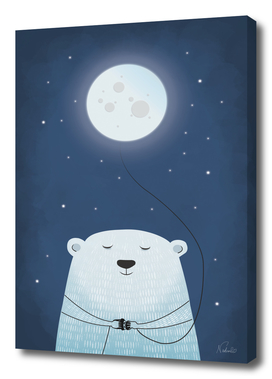 Polar Bear Moon Night light