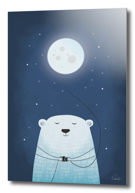 Polar Bear Moon Night light