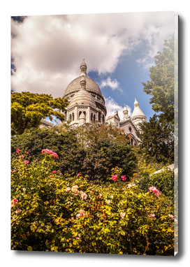 Basilica Sacre Coeur in Montmartre.