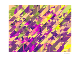 geometric square pixel pattern abstract in pink purple green