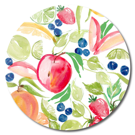 Fruity watercolor