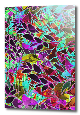 Floral Abstract Artwork G128