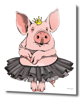 Cute Pig Ballerina Tutu