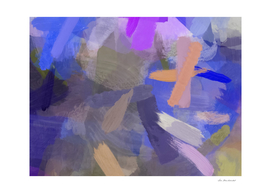 brush painting texture abstract in blue purple pink