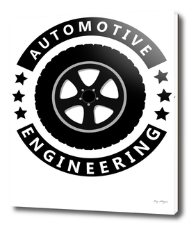automotive engineering text with tire image