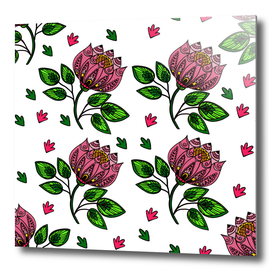 Pink Lotus Pattern