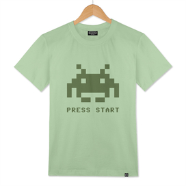 Space Invaders monochrome