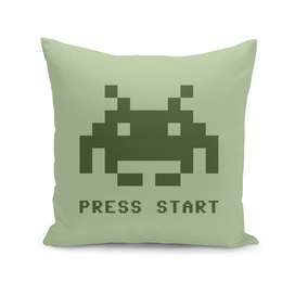 Space Invaders monochrome
