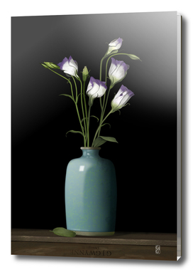 Vase on a box