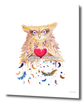 Owl with love