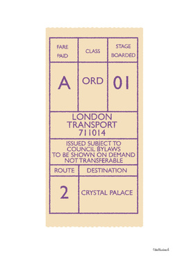 London Bus Ticket