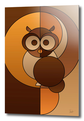 ANIminiMAL - Animal Minimal_Owl Art Print