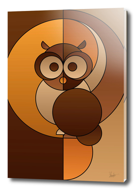 ANIminiMAL - Animal Minimal_Owl Art Print