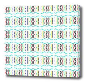 Intriguing Colorful Curves Pattern