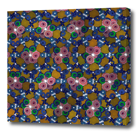 Bright Cute Attractive Floral symmetry Pattern