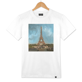 Eiffel Tower abstract
