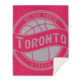 Toronto basketball red vintage logo