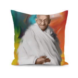Mahatma gandhi painting abstract