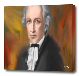 Immanuel kant abstract painting
