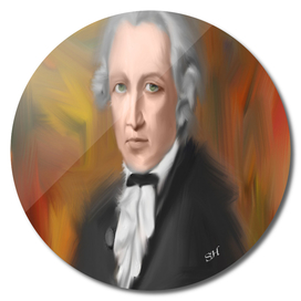 Immanuel kant abstract painting