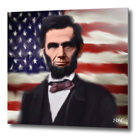 Abraham lincoln painting