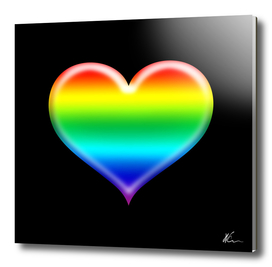 Rainbow Heart Emoji | Pop Art