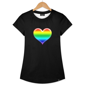 Rainbow Heart Emoji | Pop Art