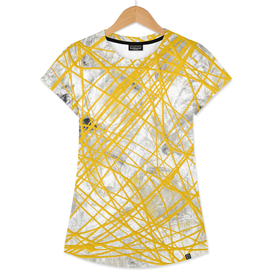 Abstract Yellow on Grey Pattern