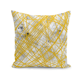 Abstract Yellow on Grey Pattern