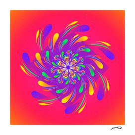 Spiral Flower by #Bizzartino