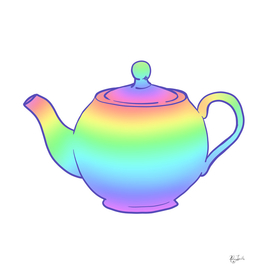 Rainbow Teapot