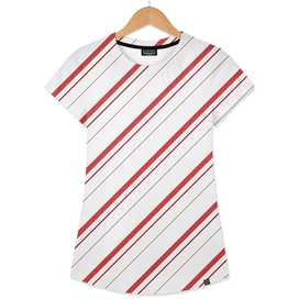 Diagonal red stripes pattern